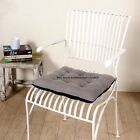 Chair Pad Home Garden, Room Hand Woven Cotton Soft Square Cushions with Tie On