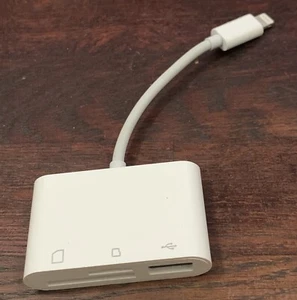 3 in 1 USB Camera SD Memory Card Micro SD Reader Adapter For iPhone iPad - Picture 1 of 1