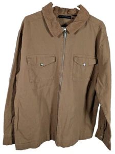 Giacca uomo No Boundaries marrone full zip L o 2XL nuova con etichetta - Foto 1 di 8