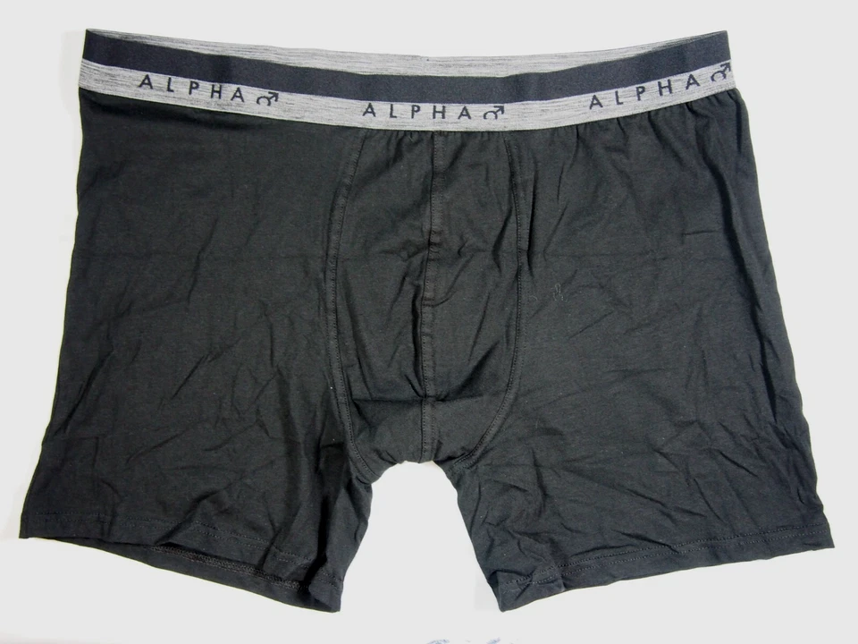 Alpha Mens Long Trunks Sizes 3XL 4XL 5XL 6XL 7XL Big Fellas Mid Length Underwear - image 1 of 1