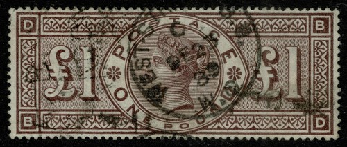 1884 £1 Brown-Lilac BD Fine CDS Used SG 185 Cat. £3000.00 | eBay