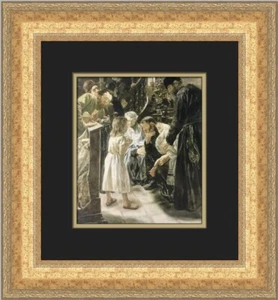 Max Liebermann 12 Year Old Jesus in the Temple Custom Framed Print - Picture 1 of 2