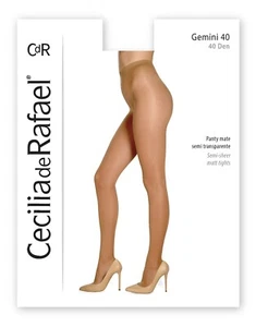 Cecilia de Rafael Gemini Matte Sheer Pantyhose 40 DEN Strumpfhose MADE IN ITALY - Bild 1 von 7