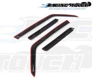 For Jeep Commander 06-10 Dark Grey In-Channel Window Visor Sun Guard 4pcs - Picture 1 of 7