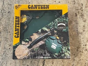 New / Sealed Mirro 1qt 1 Quart Aluminum Canteen w/ Green Carrying Case M-2296-53 - Picture 1 of 6