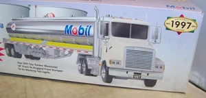 1:43 1997 MOBIL COLLECTABLE TOY TRUCK LIMITED EIDTION TOY TANKER TRUCK MIB - Picture 1 of 6