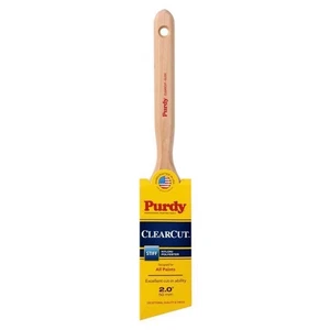 Cepillo de pintura Purdy 144152120 Clearcut Glide Nylon Poliéster Borde angular 2 pulgadas - Imagen 1 de 2