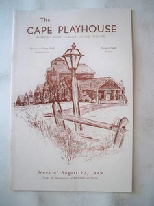 SEPTEMBER TIDE Playbill GERTRUDE LAWRENCE / PETER GRAVES / JOHN KERR US Pre 1949 - Picture 1 of 2