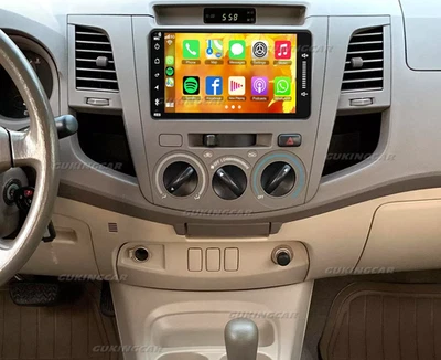For Toyota Hilux 2005-2015 Android13 Carplay Car Stereo Radio GPS Navi WIFI Foto 1 de 4