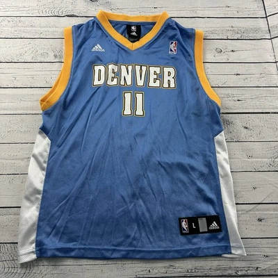 Adidas Denver Nuggets #11 Anderson Basketball Jersey Youth Large 14-16 Blue - Image 1 of 4
