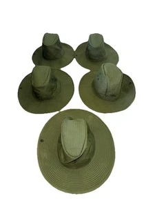 Lotto di cappello US Air Force Air Commando Bush Boonie HGU-18/P/D con rete per insetti 6 1/2 - Foto 1 di 8