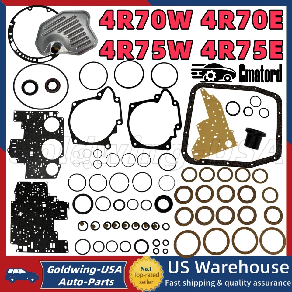 🚗Kit de reconstrucción de revisión maestra de transmisión 4R70W 4R70E 4R75W 4R75E para Ford F150 Foto 1 de 4