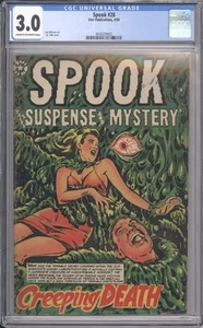 SPOOK 28 CGC 3.0 - 4606209002 - ¡Increíble cubierta de monstruo LB Cole! - Imagen 1 de 2