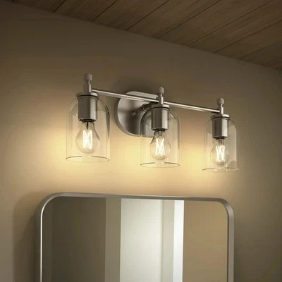 Aplique de pared Kohler Orime REC34051-SC03-BNL luz de tocador de níquel cepillado Foto 1 de 4