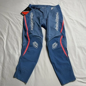 Troy Lee Designs TLD SE Pro Pants Mens 32x28 Pinned Blue Off-Road Motocross NWTs - Picture 1 of 21