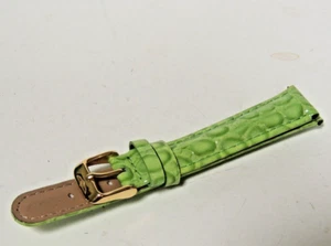 Invicta Lupah Leather Watch Band Green Model 0052 New Without Tags - Picture 1 of 2