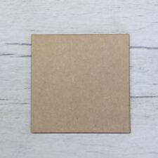 Square MDF Wood Base Wooden Blank Craft