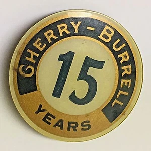 CHERRY BURRELL 15 JAHRE UNTERNEHMEN SERVICE ANSTECKNADEL RÜCKSEITE - ANSTECKNADEL - Bild 1 von 2