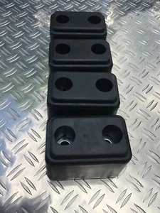 4 x Rammpuffer B 120 x H 87 x T 75 Unterfahrschutz Anfahrpuffer Gummipuffer  LKW - Bild 1 von 5