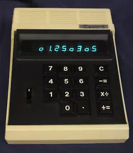 Cimatron Escort Desk Calculator with Discrete VFD Tube Display Vintage - Picture 1 of 11