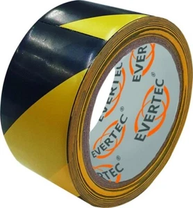 Bodenmarkierungs- und Warnband / Klebeband 50mm x 25m Gelb/Schwarz - Bild 1 von 1