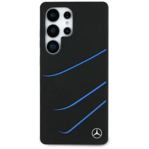 Custodia ultra Mercedes Samsung S25 MagSafe silicone oversize rombi nera - Foto 1 di 8
