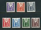  TOGO - Lot de 7 timbres-poste MLH dus 1957 - Casque Konbomba - SG D214-220