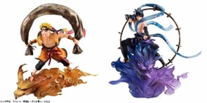 NEW G.E.M. series remix NARUTO Shippuden NARUTO & SASUKE (Fujin Raijin) Figure - Picture 1 of 12