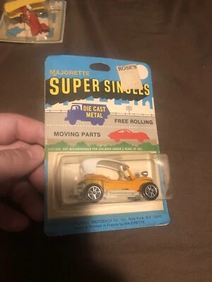 MAJORETTE SUPER SINGLES Naranja Playa Dunebuggy Original En Tarjeta ¡RARO!! Foto 1 de 4
