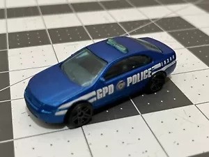 Hot Wheels Ford Fusion Blue GPD Police from Batman 5 Pack Loose (2166) - Picture 1 of 5