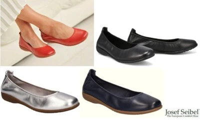 Josef Seibel Fenja 01 Shoes Germany Leather Slip On Ballet Flat Shoes Fenja 01 - Image 1 of 4