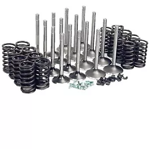 Ford 5.4L 5.4 VIN 5,V 2004-14 F150 F250 Intake & Exhaust Valves+Springs+Locks - Picture 1 of 5