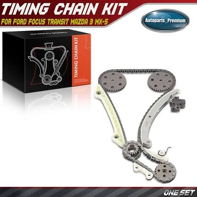 Kit de cadena de distribución de 11 piezas para Ford Focus 2005-2011 Mazda MX-5 Miata L4 2,0 L DOHC Foto 1 de 4