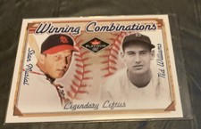 2001 Fleer Platinum Winning Combinations Ted Williams/Stan Musial