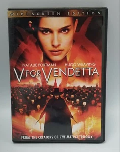 V for Vendetta DVD, 2005 Natalie Portman, Hugo Weaving mask drama vengeance - Picture 1 of 12