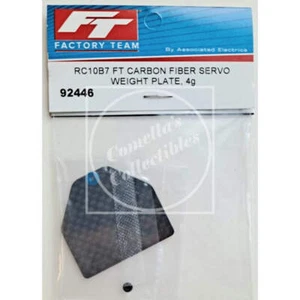 Factory Team Associated FT 4g Carbon Fiber Servo Weight Plate #92446 - Picture 1 of 2