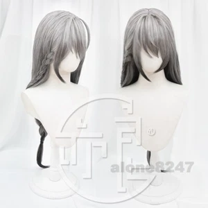 Pelucas completas sintéticas Ines Arknights Anime Cos gris pelo largo - Imagen 1 de 4