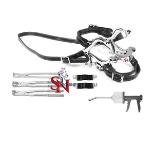 Kit dental equino conjunto de fórceps espéculo caballo mordaza poni y jeringa 200 ml - Imagen 1 de 1