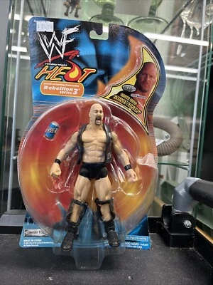 Figura de acción Stone Cold Steve Austin Sunday Night Heat WWF Rebellion Serie 3  Foto 1 de 4
