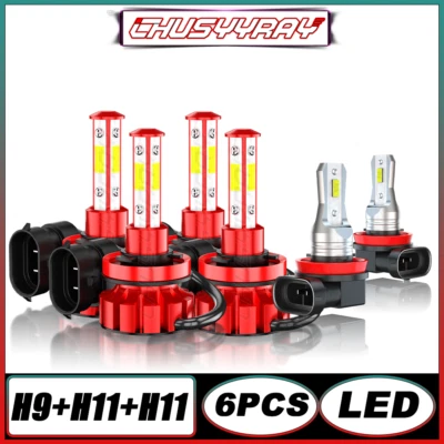 For Buick Verano 2012-2017 Combo 6X LED Headlight High&Low+ Fog Lights Bulbs KIT - Image 1 of 4