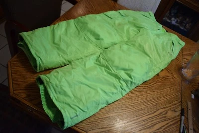 Champion Snow Pants Neon Lime Safety Green Extra Large child sz 16/18 USED ONCE - Image 1 of 4