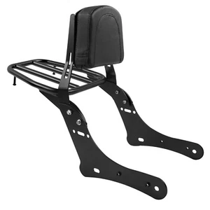 WOLFLINE Luggage Rack Passenger Backrest For Vulcan S 650 VN EN 2015-2025 - Picture 1 of 20
