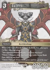 FINAL FANTASY TCG 1 X GALDES B-025 - N0T FOIL - Bild 1 von 1