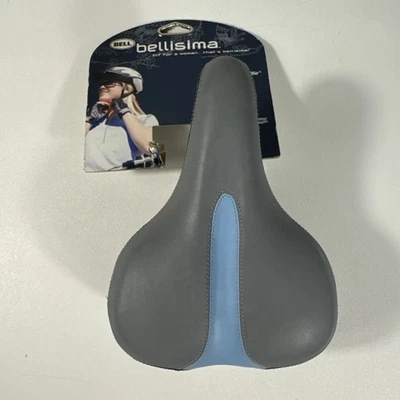 Sillín de vinilo Bell Bellisima Comfort asiento de bicicleta suave en forma de praia, nuevo con etiquetas Foto 1 de 4