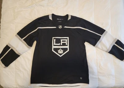 Camiseta deportiva de hockey y correa de lucha Adidas Climalite NHL Los Angeles LA Kings talla 52 Foto 1 de 4