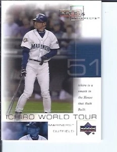 Ichiro Suzuki 2001 Upper Deck Pros & Prospects World Tour # 5 - Picture 1 of 1