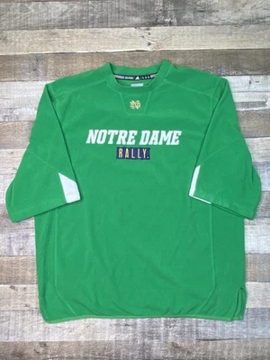 Adidas Universidad de Notre Dame Rally Verde Pullover Suéter Climawarm Para Hombres XL Foto 1 de 4