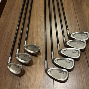 XXIO TOUR SPECIAL Ladies Iron Set 8pc 5-Pw,Aw,Sw MP100 Stiff Flex Carbon RH - Picture 1 of 9