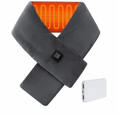 Heated Neck Wrap  With 3 Heat Settings, Soft Neck Warmer/ Cold Weather, Scarf ￼ - Image 1 of 4
