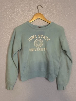 Vintage 50s 60s Iowa State Collegiate By Sportswear 100% Cotton Sweatshirt S - Image 1 of 4
